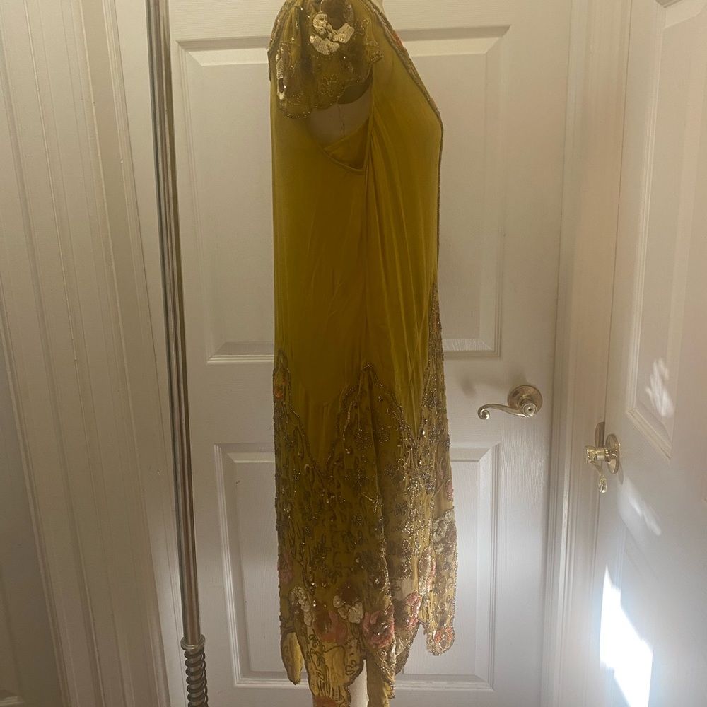 FREE PEOPLE MAGIC GARDEN PARTY DRESS 20s Flapper ART DECO Sequin Embellished S - Picture 14 of 16